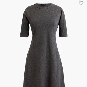 NWT J. Crew Short Sleeve Knit Dress size XXS in Gray